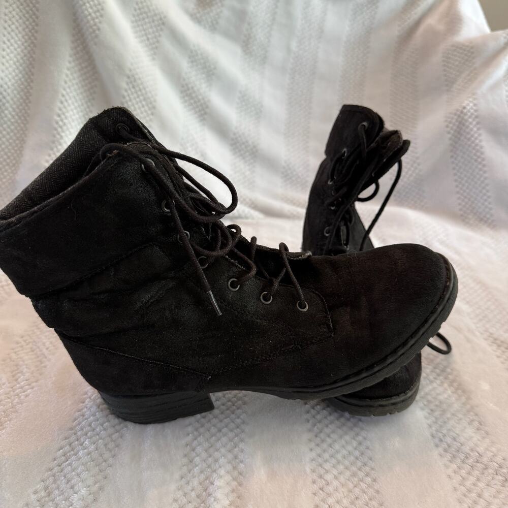 boc double lined black ankle boot size 9